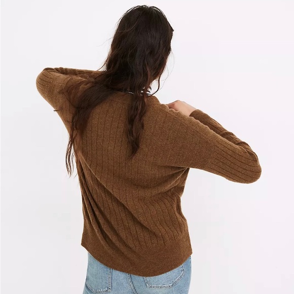 NWT | Madewell | Bowden Henley Sweater in Coziest Yarn - Picture 6 of 17